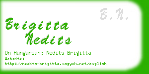 brigitta nedits business card